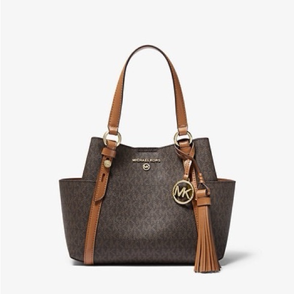 Michael Kors Signature Sullivan Large Top Zip Tote - Picture 2 of 14